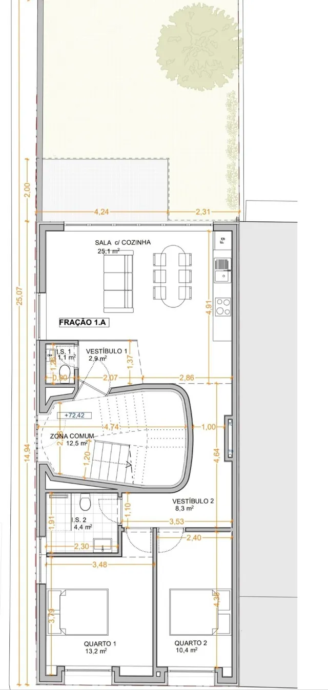 Apartamento 2 habitaciones 150m² en venta - Ramalde — 6