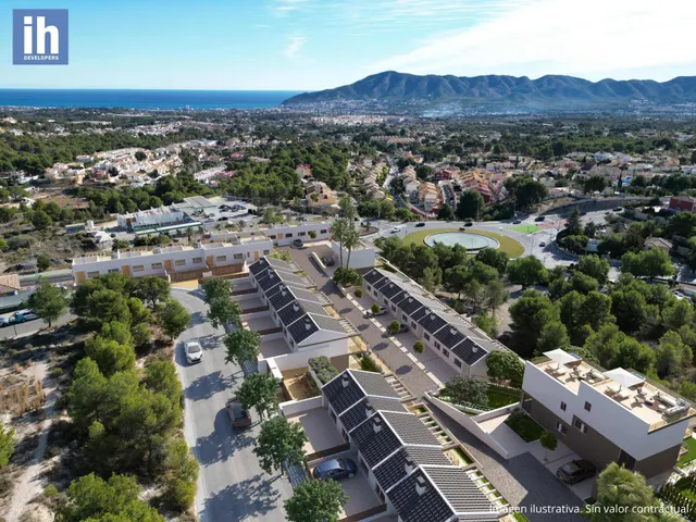 OBRA NUEVA ,CHALETS ADOSADOS,PAREADOS E INDEPENDIENTES EN LA NUCIA............ — 4