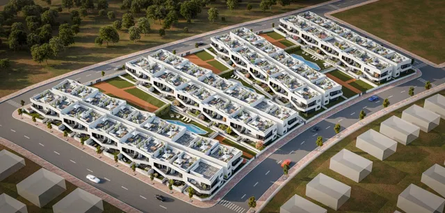 Bungalows Modernos de Obra Nueva en San Miguel de Salinas con 3 Piscinas Comunitarias — 2