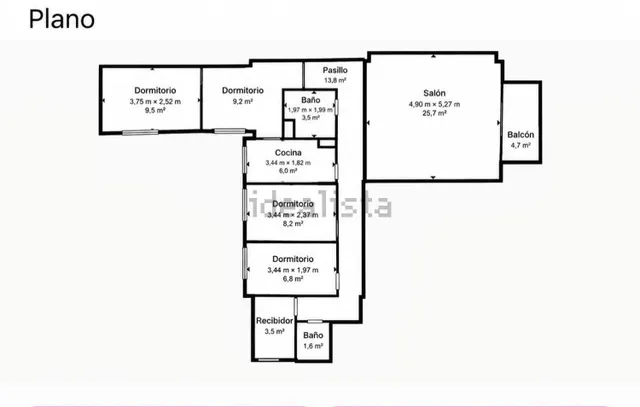 Piso 4 habitaciones 108m² en venta - Aiora — 9