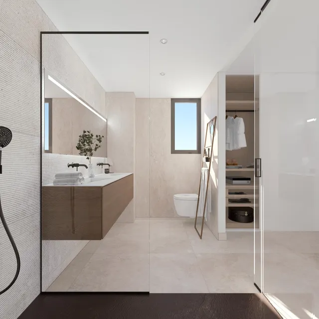 Apartamentos ático de lujo en Calpe con jardín y vistas al mar — 15