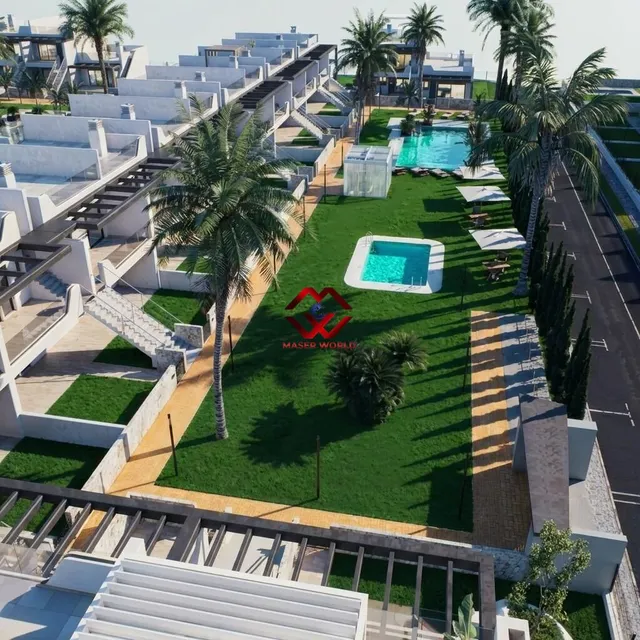 Bungalows de nueva construcción con jardín o solárium cerca de la playa en Pilar de la Horadada — 43