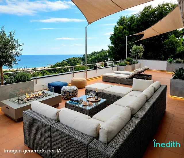 Gran casa familiar con preciosas vistas al mar urbanización Rat Penat — 9