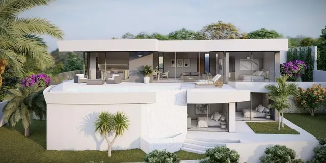 ▷Villa de Lujo en Calpe con Vistas Panorámicas al Mediterráneo y al Peñón de Ifach. — 11