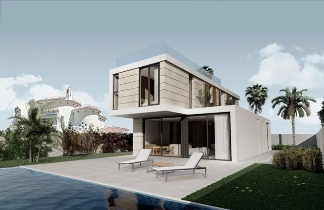 VILLA MYKONOS EN LA ZENIA! MODERNA VILLA DE LUJO DE OBRA NUE - foto 2