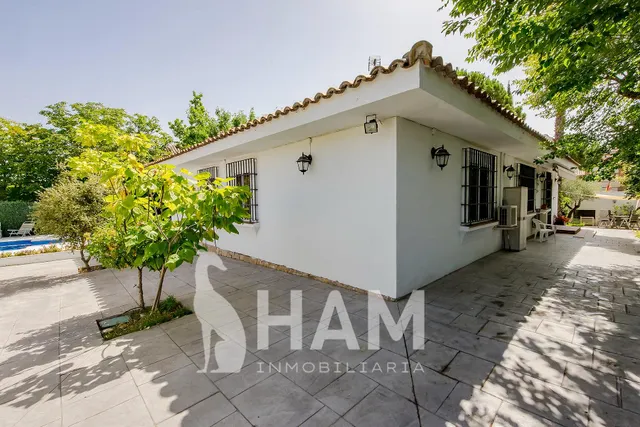 Casa en una planta con pabellón de invitados, piscina y garaje – Parcela 1.180 m2 — 11
