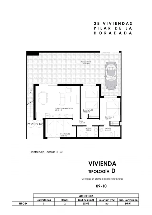Bungalow con jardín en Pilar de la Horadada — 41