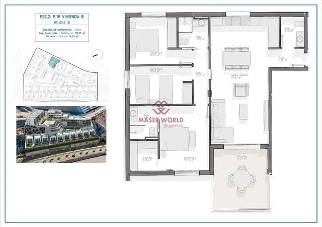 COMPLEJO RESIDENCIAL DE OBRA NUEVA EN AGUILAS — 8