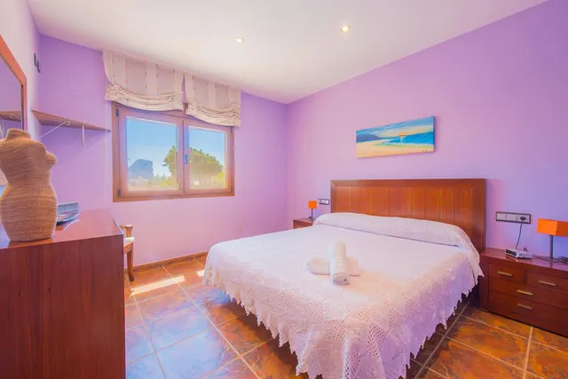 ▷Villa De Una Sola Planta con Piscina y vistas al Peñon en Calpe, Costa Blanca. — 12