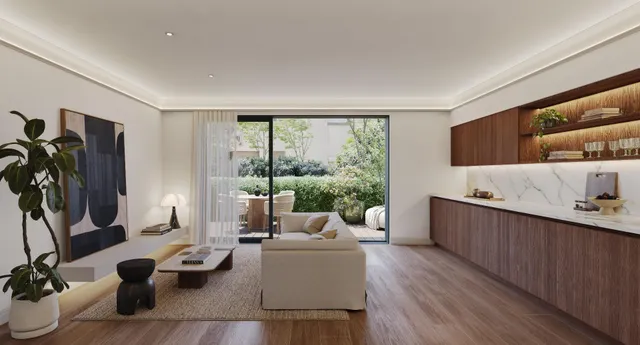 Planta baja de dos habitaciones con piscina comunitaria en El Molinar, Obra Nueva — 3