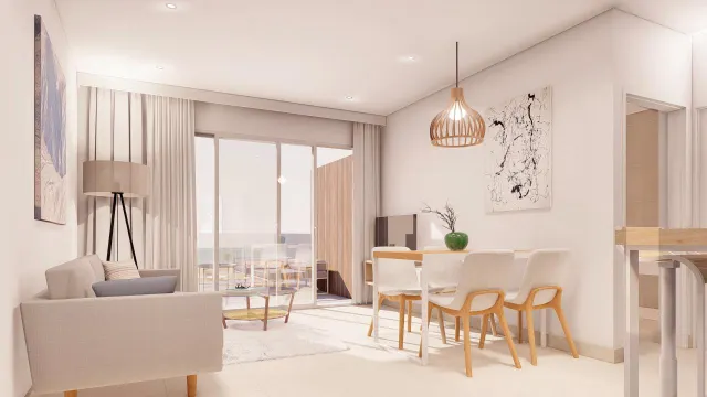 OBRA NUEVA CERCA DEL MAR CON PISCINA, GIMNASIO Y SPA COMUNITARIA — 3