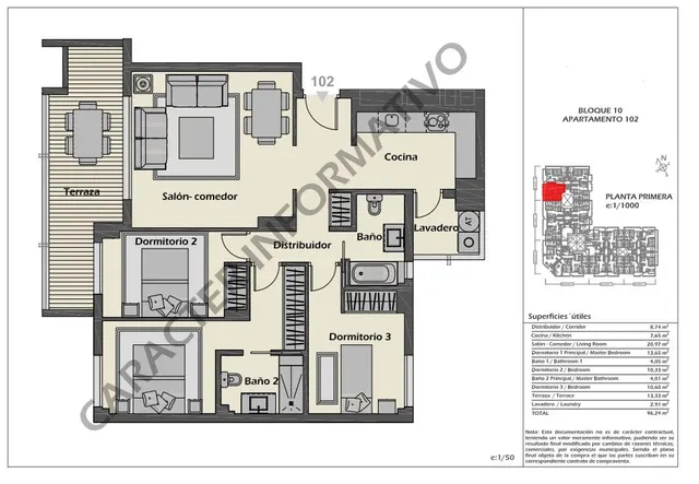Apartamento 3 habitaciones 96m² en venta - Rodeo Alto-Guadaiza-La Campana — 27