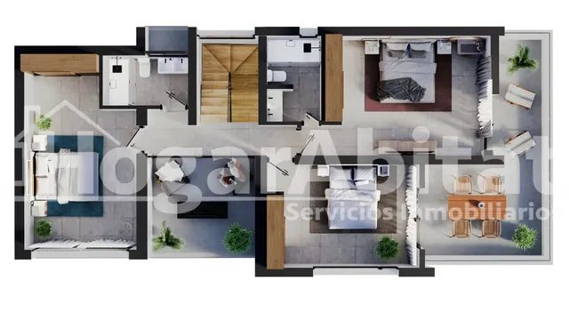GRAN CHALET A ESTRENAR CON PISCINA, 3 TERRAZAS Y GARAJE — 13