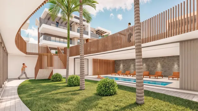 OBRA NUEVA CERCA DEL MAR CON PISCINA, GIMNASIO Y SPA COMUNITARIA — 16