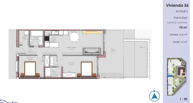 Apartamentos modernos amueblados en El Raso-Guardamar: vida contemporánea cerca de la playa y del campo de golf — 8