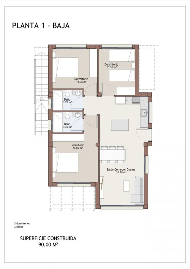 VILLAS DE NUEVA CONSTRUCCIÓN EN VERA, ALMERIA — 15