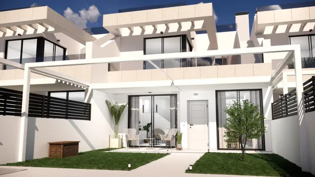 Preciosos adosados de 3 dormitorios con piscina y solarium en Rojales — 10