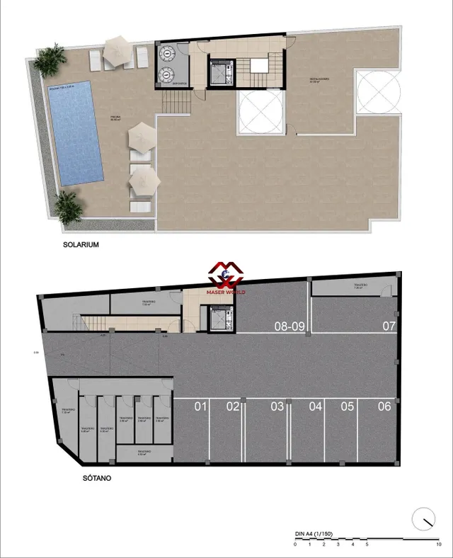 Apartamentos de nueva construcción en venta en Catral, Alicante, con piscina en la azotea — 9