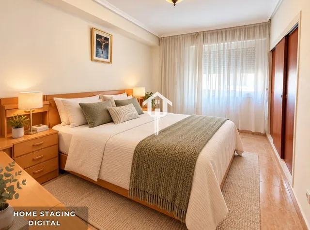 PISO EN VENTA EN ALICANTE. ZONA DE LA FLORIDA. 134m2 CON 4 habitaciones DOBLES, 2 BAÑOS COMPLETOS, TERCERA PLANTA CON ASCNESOR, TERRAZA Y DESPENSA. — 45