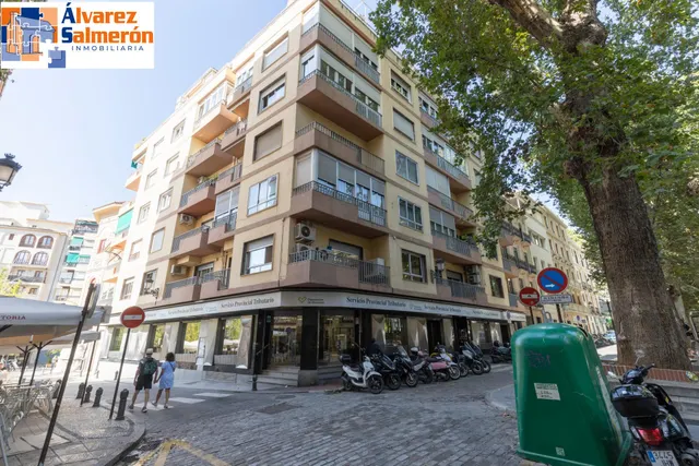 Piso en esquina con terraza y vistas a Plaza Mariana Pineda, Granada — 45