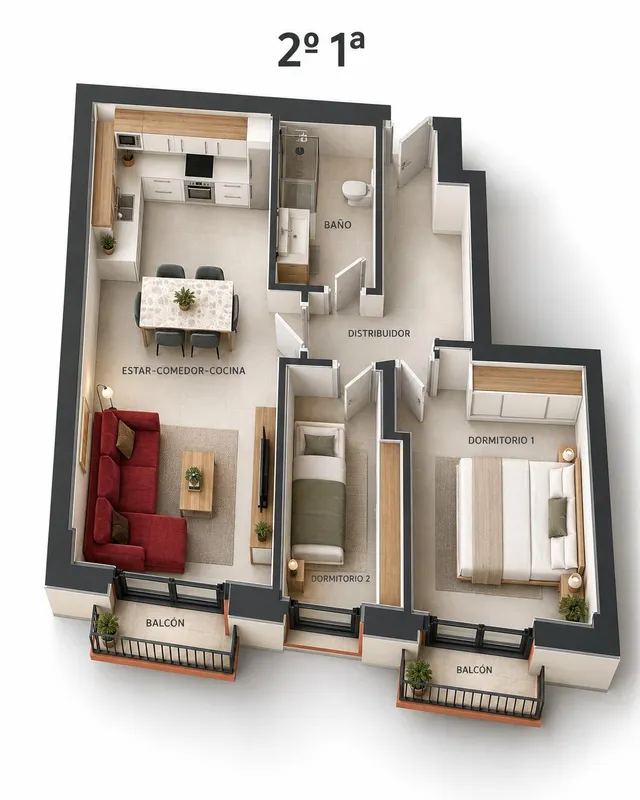 VIVIENDA OBRA NUEVA ACABADA JUNTO PLAZA DE LA VILA — 13