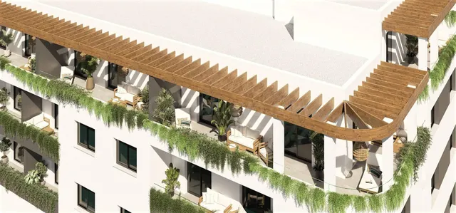 Ático 2 habitaciones 91m² en venta - Las Flores