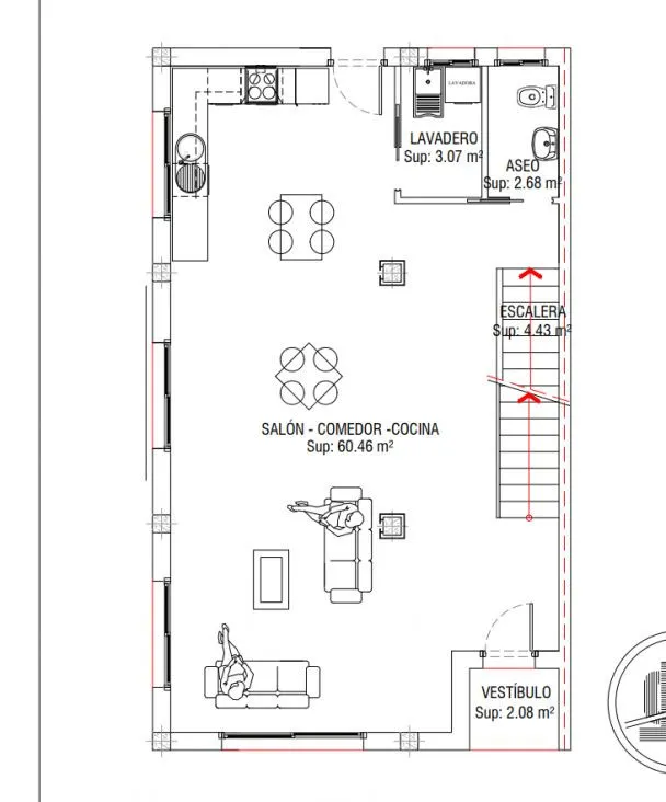 Chalet pareado moderno con piscina privada y semisótano en Alhaurín de la Torre — 24