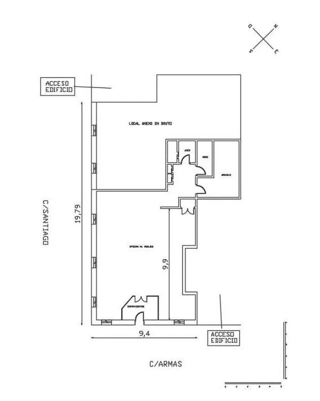Local comercial en Llerena (Badajoz)