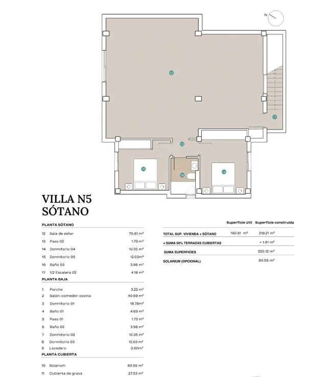 Villa de 5 dormitorios con sótano y solarium en venta en Polop(Alicante) — 10