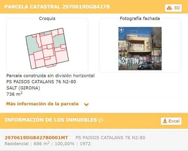 SOLAR RESIDENCIAL OCUPADO 728 M2 PAISOS CATALANS, SALT - foto 3