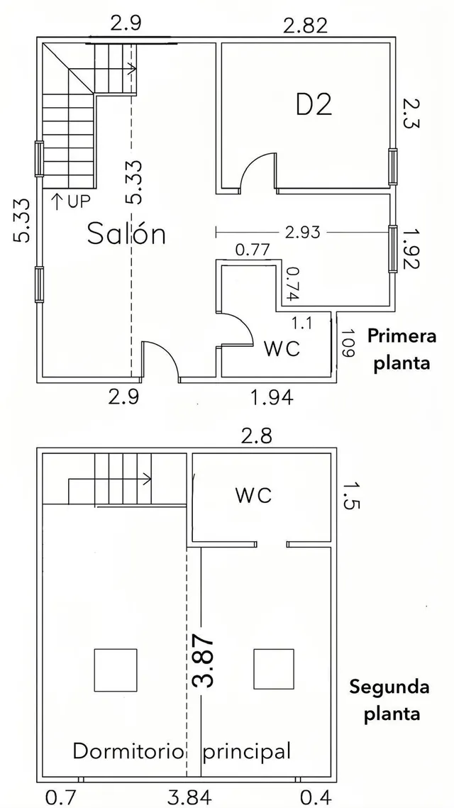 Acogedor DÚPLEX de 2 DORMITORIOS y 2 BAÑOS — 30