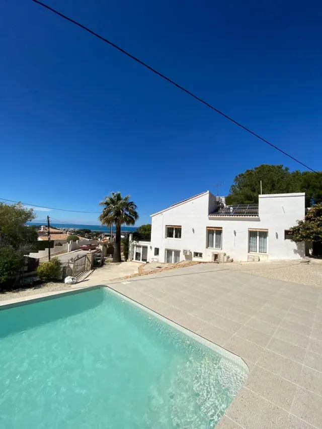 Villa Ibicenca con vistas panorámicas al Mar y a la Montaña en Dénia — 45