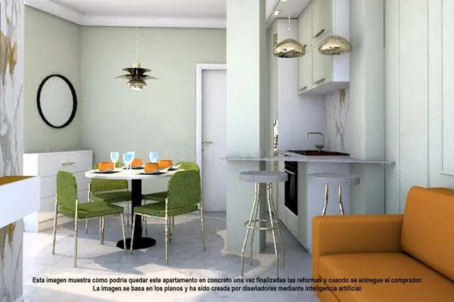 Estudio céntrico, luminoso y renovado con estilo (26,7 m2 –  - foto 2