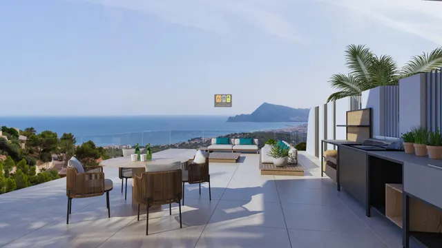 EXCLUSIVA VILLA DE LUJO DE OBRA NUEVA EN SIERRA DE ALTEA — 4