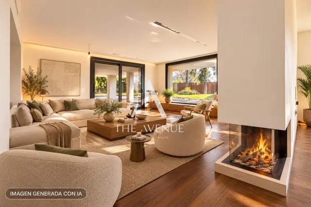 Exclusiva villa de diseño con piscina interior climatizada y piscina exterior en Las Lomas — 11