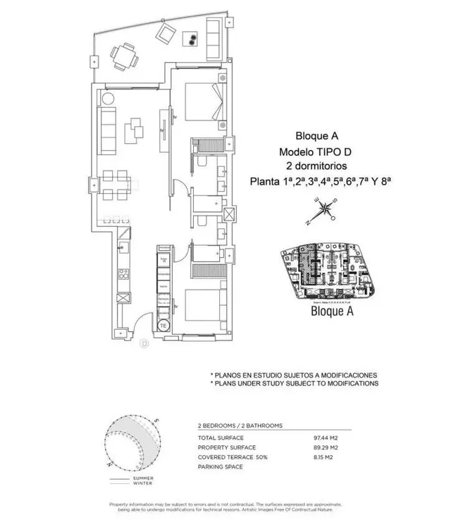 Apartamento de 2 dormitorios a la venta en La Manga del Mar Menor — 24
