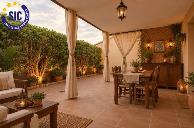 Vive al exterior: planta baja con dos terrazas en Torre en Conill — 12