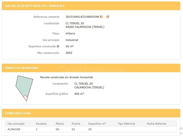 EN VENTA SOLAR URBANIZABLE EN CALAMOCHA - foto 5