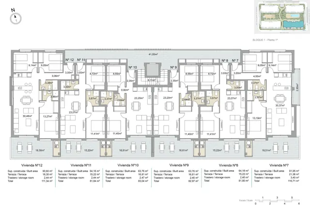 Apartamento 2 habitaciones 66m² en venta - Zona Pueblo — 10