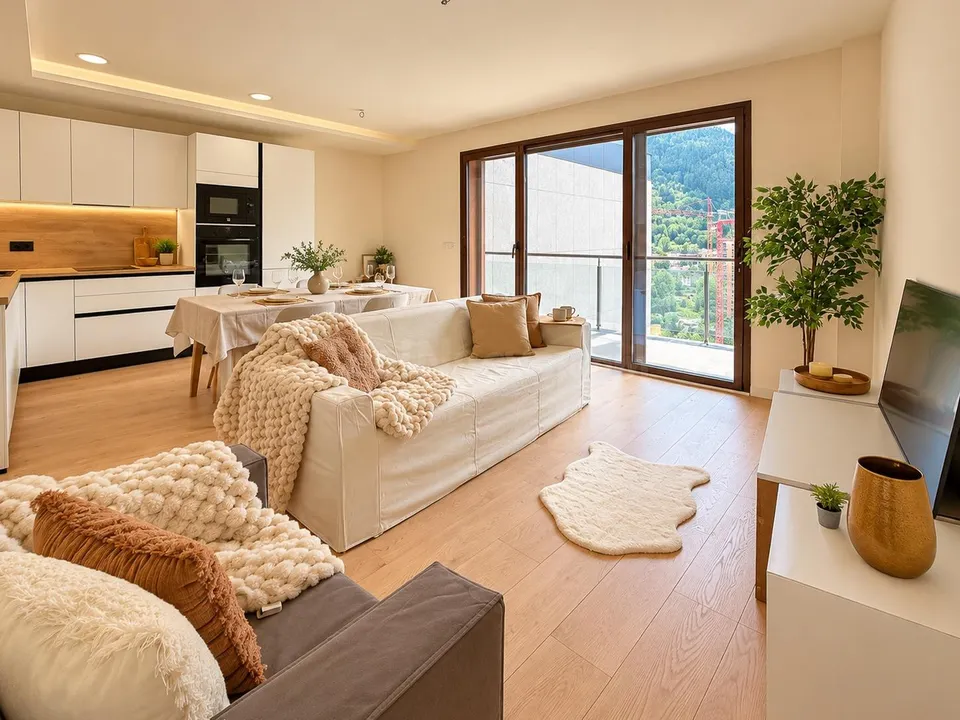 Piso de obra nueva de 3 habitaciones con entrega inmediata