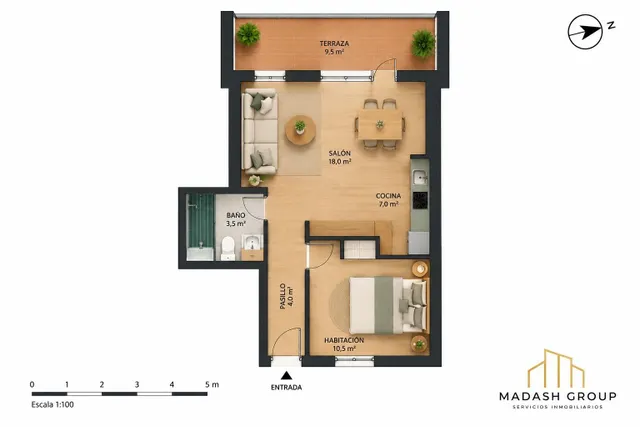 Vivienda con terraza detrás de la iglesia de Reus — 15