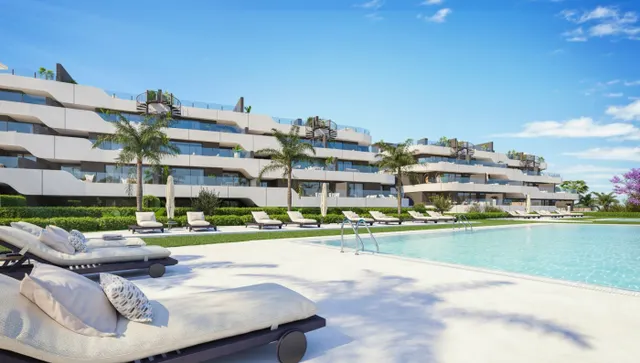 124 viviendas de 2 y 3 dormitorios, áticos y bajos con jardín en Estepona — 7