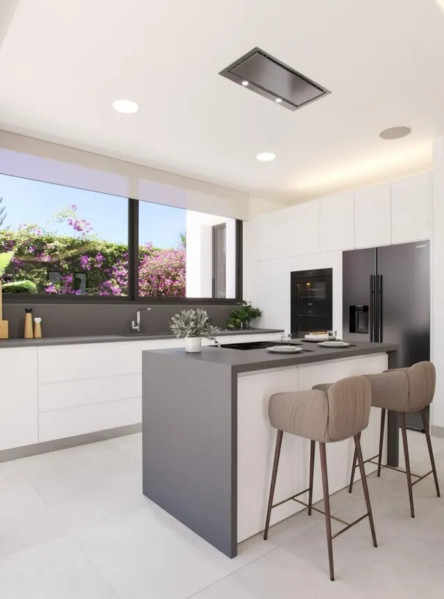Calahonda, Obra Nueva - Villa 4 Dormitorios, Garaje, Jardín y Piscina Privada — 5