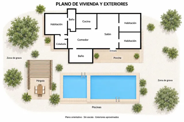 Finca rústica con encanto mallorquín, piscina privada y vistas al campo — 23