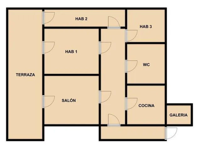 ATICO CON 3 habitaciones EN LA CRTA. BARCELONA — 16