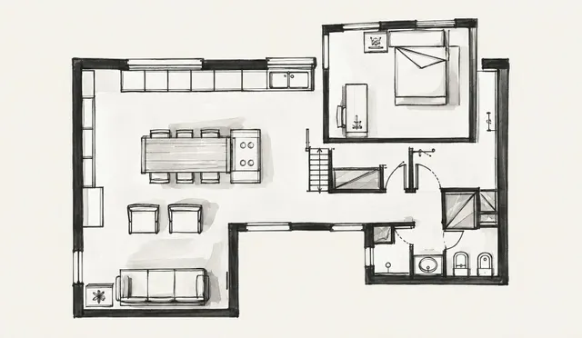Vivienda singular de arquitectura de autor con techos de 4 metros y un excepcional aprovechamiento del espacio — 12