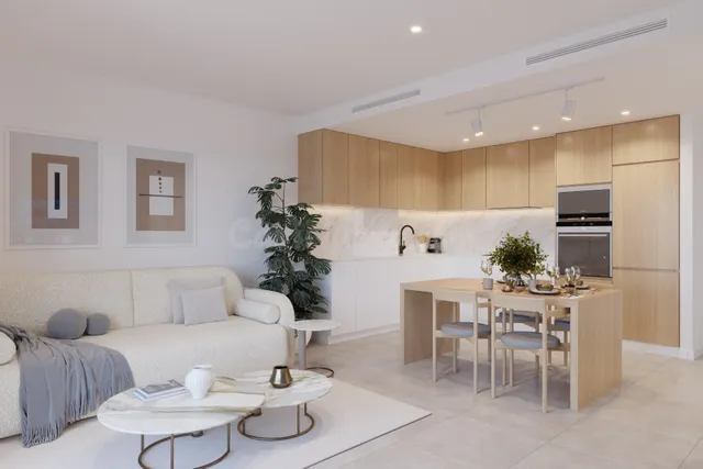 Apartamento con terraza, garaje y piscina en Condomina. - foto 3