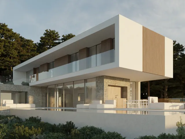 Villa de lujo con 4 dormitorios y piscina privada en Moraira — 3