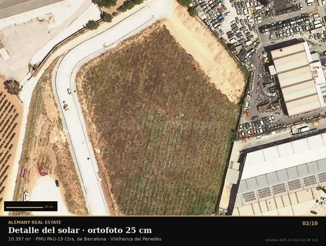 ESPECTACULAR SUELO INDUSTRIAL 10.397 M2 VILAFRANCA DEL PENEDÈS JUNTO AP-7 — 2