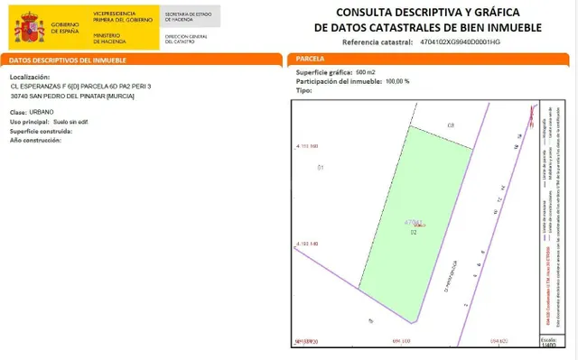 PARCELA DE 500M SAN PEDRO DEL PINATAR — 3